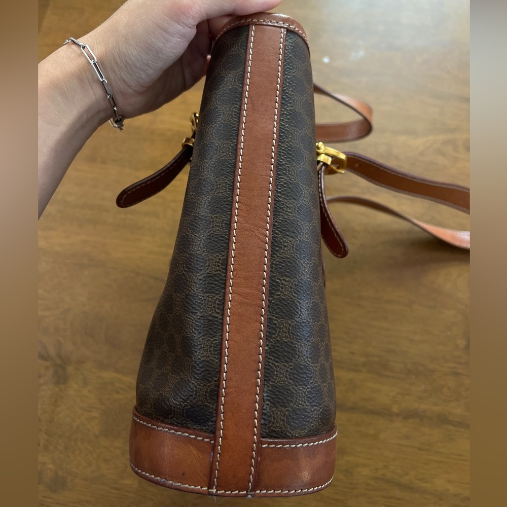 Vintage Celine macadam shoulder tote - Picture 5 of 14